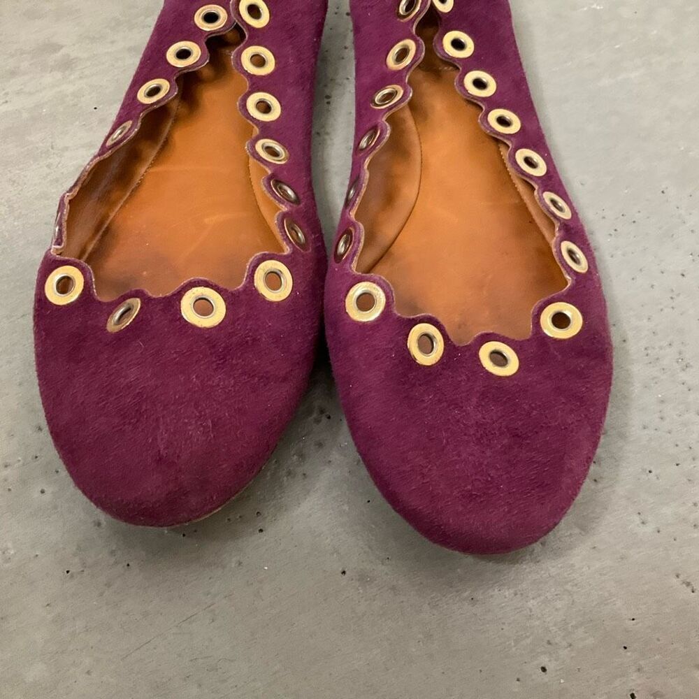 Chloe Suede Flats - Picture 4 of 7